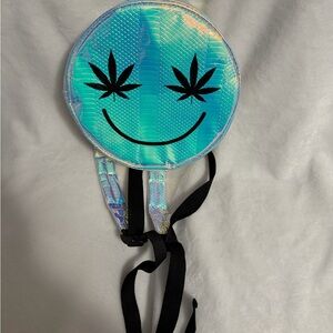 Holographic Smiley Face Backpack